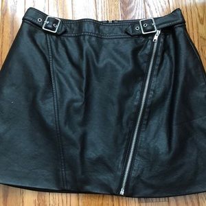 Leather skirt